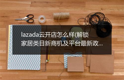 lazada云开店怎么样(解锁家居类目新商机及平台最新政策)