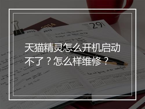 天猫精灵怎么开机启动不了？怎么样维修？