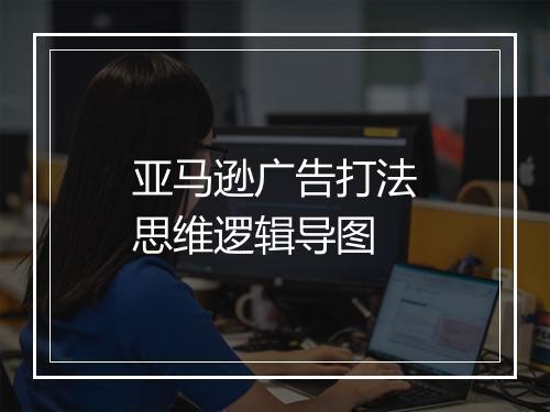 亚马逊广告打法思维逻辑导图