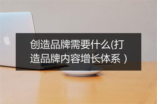 创造品牌需要什么(打造品牌内容增长体系）