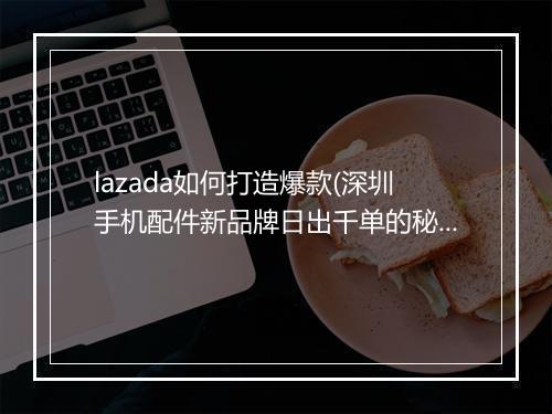 lazada如何打造爆款(深圳手机配件新品牌日出千单的秘诀)
