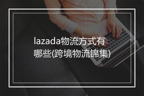 lazada物流方式有哪些(跨境物流锦集)