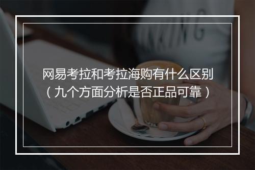 网易考拉和考拉海购有什么区别（九个方面分析是否正品可靠）