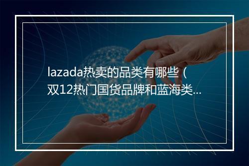 lazada热卖的品类有哪些（双12热门国货品牌和蓝海类目解析）