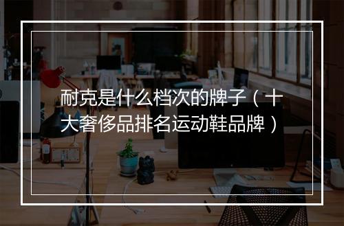 耐克是什么档次的牌子（十大奢侈品排名运动鞋品牌）