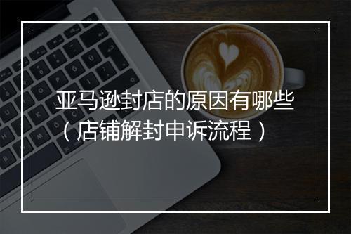 亚马逊封店的原因有哪些（店铺解封申诉流程）