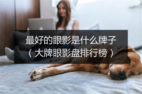 最好的眼影是什么牌子（大牌眼影盘排行榜）