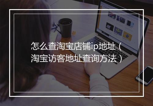 怎么查淘宝店铺ip地址（淘宝访客地址查询方法）