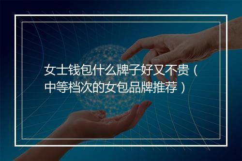 女士钱包什么牌子好又不贵（中等档次的女包品牌推荐）