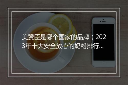 美赞臣是哪个国家的品牌（2023年十大安全放心的奶粉排行）