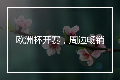 欧洲杯开赛，周边畅销