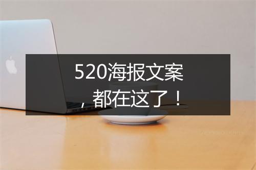 520海报文案，都在这了！
