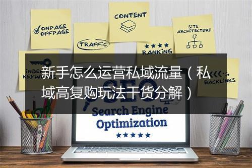 新手怎么运营私域流量（私域高复购玩法干货分解）