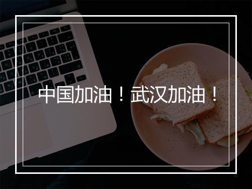 中国加油！武汉加油！