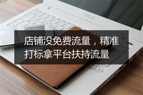店铺没免费流量，精准打标拿平台扶持流量