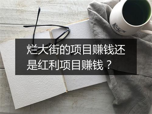 烂大街的项目赚钱还是红利项目赚钱？