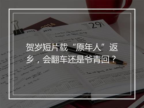 贺岁短片载“原年人”返乡，会翻车还是爷青回？