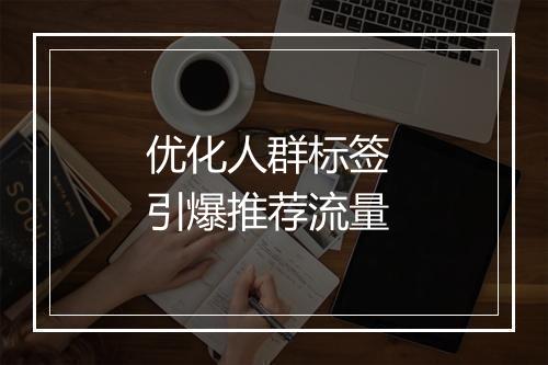 优化人群标签 引爆推荐流量