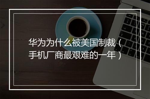 华为为什么被美国制裁（手机厂商最艰难的一年）