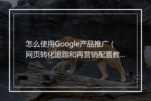 怎么使用Google产品推广（网页转化追踪和再营销配置教学）