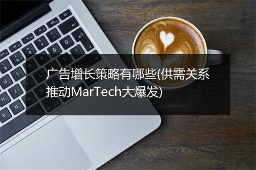 广告增长策略有哪些(供需关系推动MarTech大爆发)