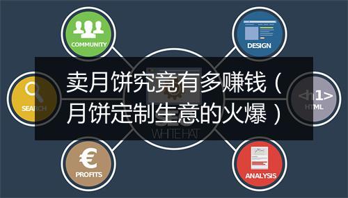 卖月饼究竟有多赚钱（月饼定制生意的火爆）