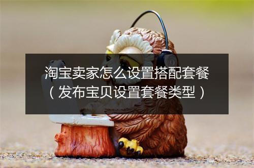 淘宝卖家怎么设置搭配套餐（发布宝贝设置套餐类型）