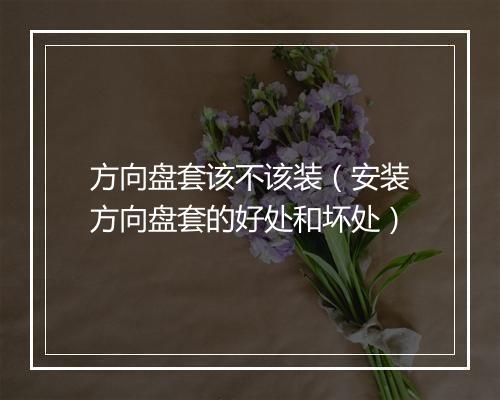 方向盘套该不该装（安装方向盘套的好处和坏处）