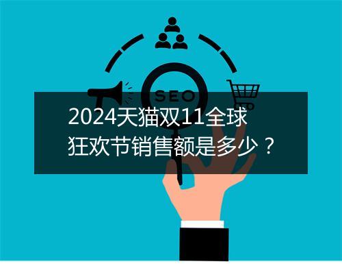 2024天猫双11全球狂欢节销售额是多少？