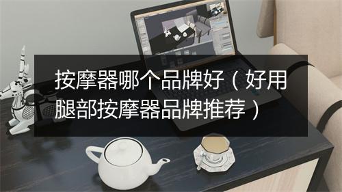 按摩器哪个品牌好（好用腿部按摩器品牌推荐）
