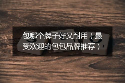 包哪个牌子好又耐用（最受欢迎的包包品牌推荐）