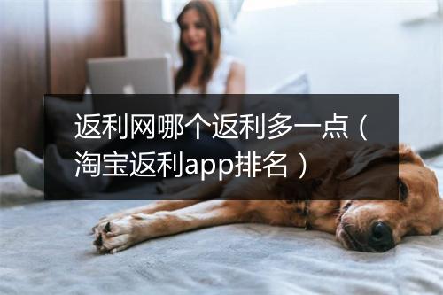 返利网哪个返利多一点（淘宝返利app排名）