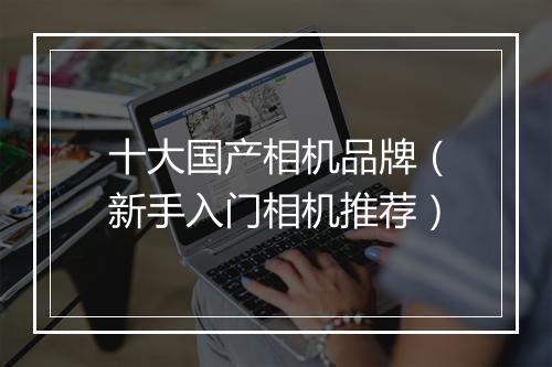十大国产相机品牌（新手入门相机推荐）