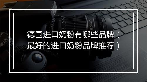 德国进口奶粉有哪些品牌（最好的进口奶粉品牌推荐）
