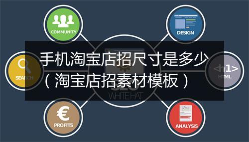 手机淘宝店招尺寸是多少（淘宝店招素材模板）