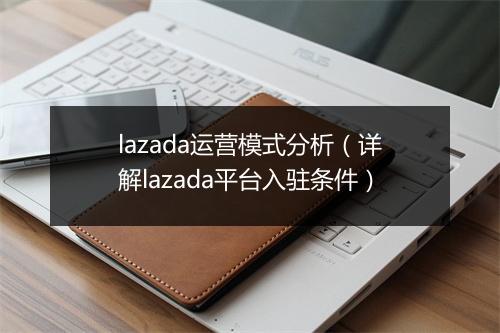 lazada运营模式分析（详解lazada平台入驻条件）