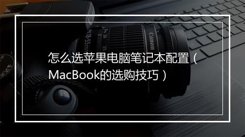 怎么选苹果电脑笔记本配置（MacBook的选购技巧）