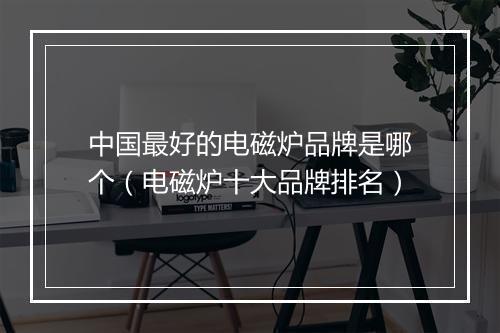 中国最好的电磁炉品牌是哪个（电磁炉十大品牌排名）