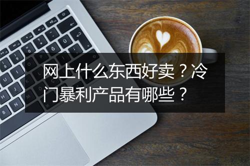 网上什么东西好卖？冷门暴利产品有哪些？