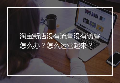 淘宝新店没有流量没有访客怎么办？怎么运营起来？