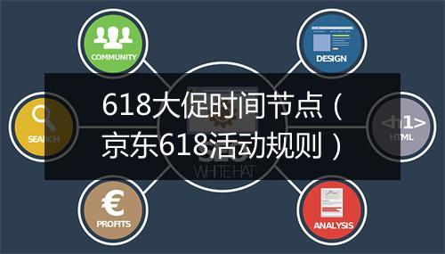 618大促时间节点（京东618活动规则）