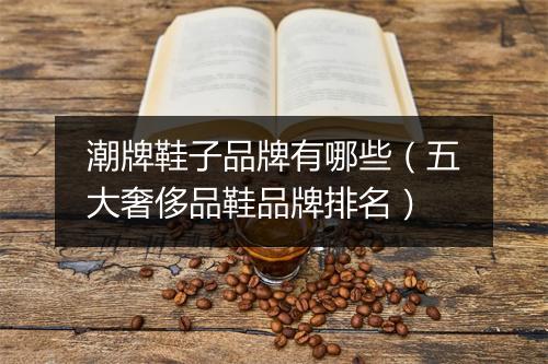 潮牌鞋子品牌有哪些（五大奢侈品鞋品牌排名）