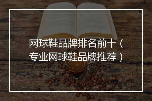 网球鞋品牌排名前十（专业网球鞋品牌推荐）