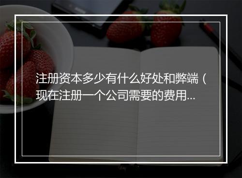 注册资本多少有什么好处和弊端（现在注册一个公司需要的费用）