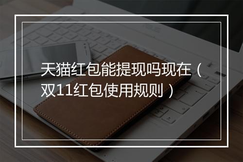 天猫红包能提现吗现在（双11红包使用规则）