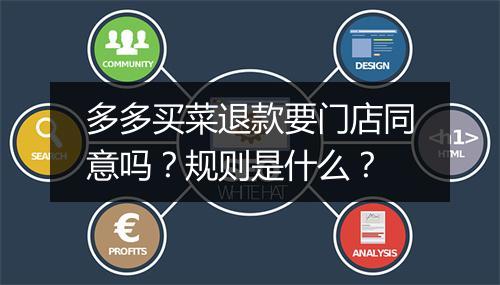多多买菜退款要门店同意吗？规则是什么？