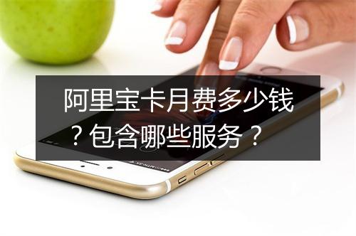 阿里宝卡月费多少钱？包含哪些服务？