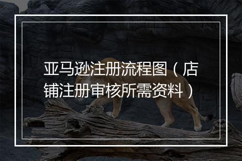 亚马逊注册流程图（店铺注册审核所需资料）