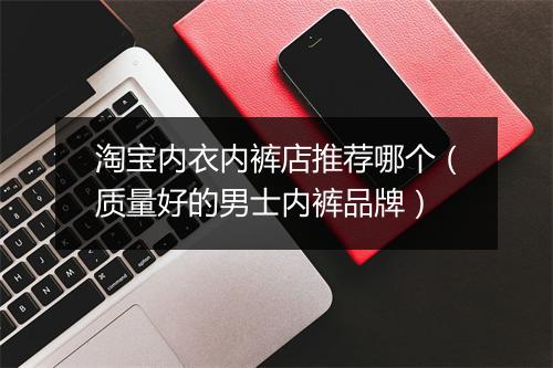 淘宝内衣内裤店推荐哪个（质量好的男士内裤品牌）