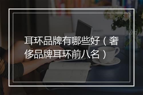 耳环品牌有哪些好（奢侈品牌耳环前八名）
